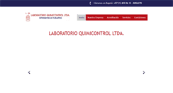 Desktop Screenshot of laboratorioquimicontrol.com